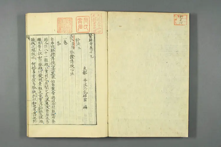 医籍考卷十九二十，诊法三四