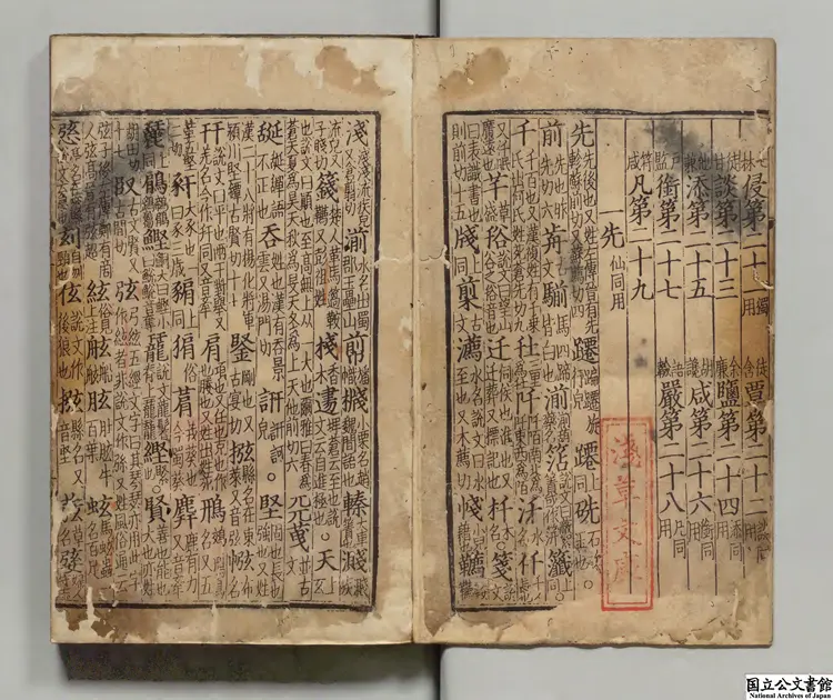 大宋重修広韻 選者陳彭年(宋)元刊本 大宋重修広韻 選者陳彭年(宋)元刊本