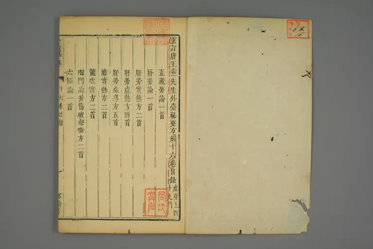 外台秘要卷十六