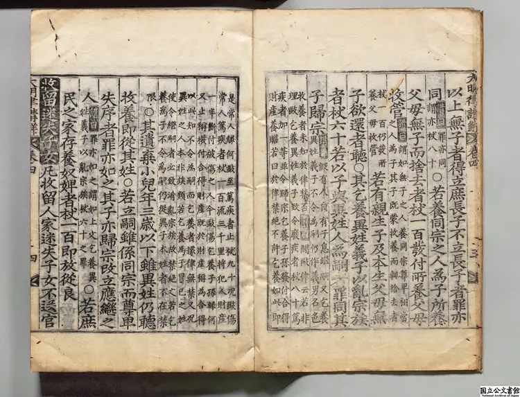 大明律講解 訓点者荻生北渓 朝鮮刊本