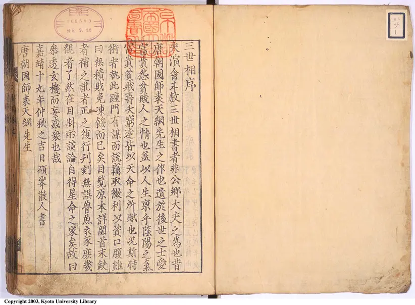 演禽三世相卷 演禽三世相卷