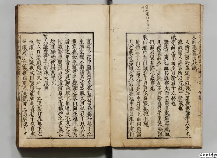 程子易伝 選者程頤(宋)/校訂者徐必達(明)明刊本 程子易伝 選者程頤(宋)/校訂者徐必達(明)明刊本