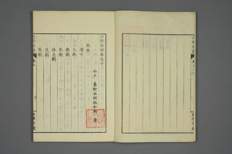 内科秘录卷三 内科秘录卷三