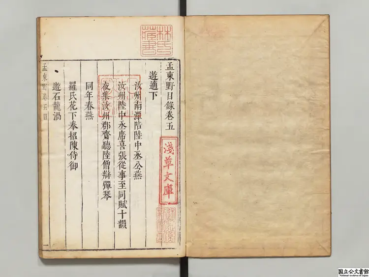 孟東野詩集   選者孟郊（唐）／宋国材評／宋劉辰翁評／校訂者淩濛初（明）明刊本0039