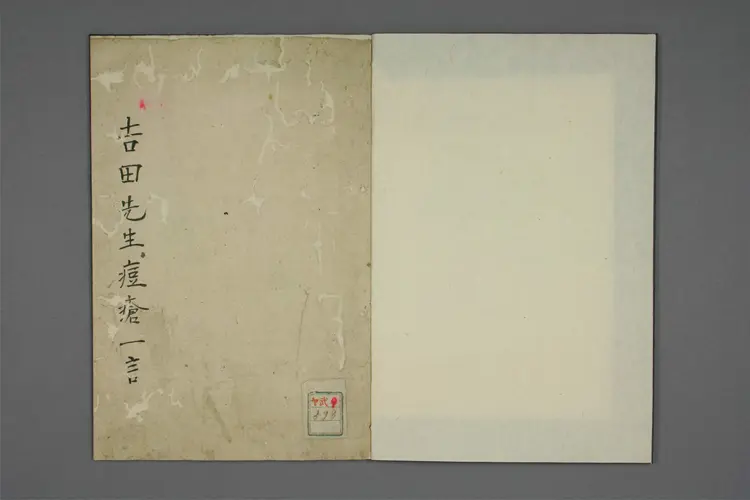 吉田先生痘疮一言