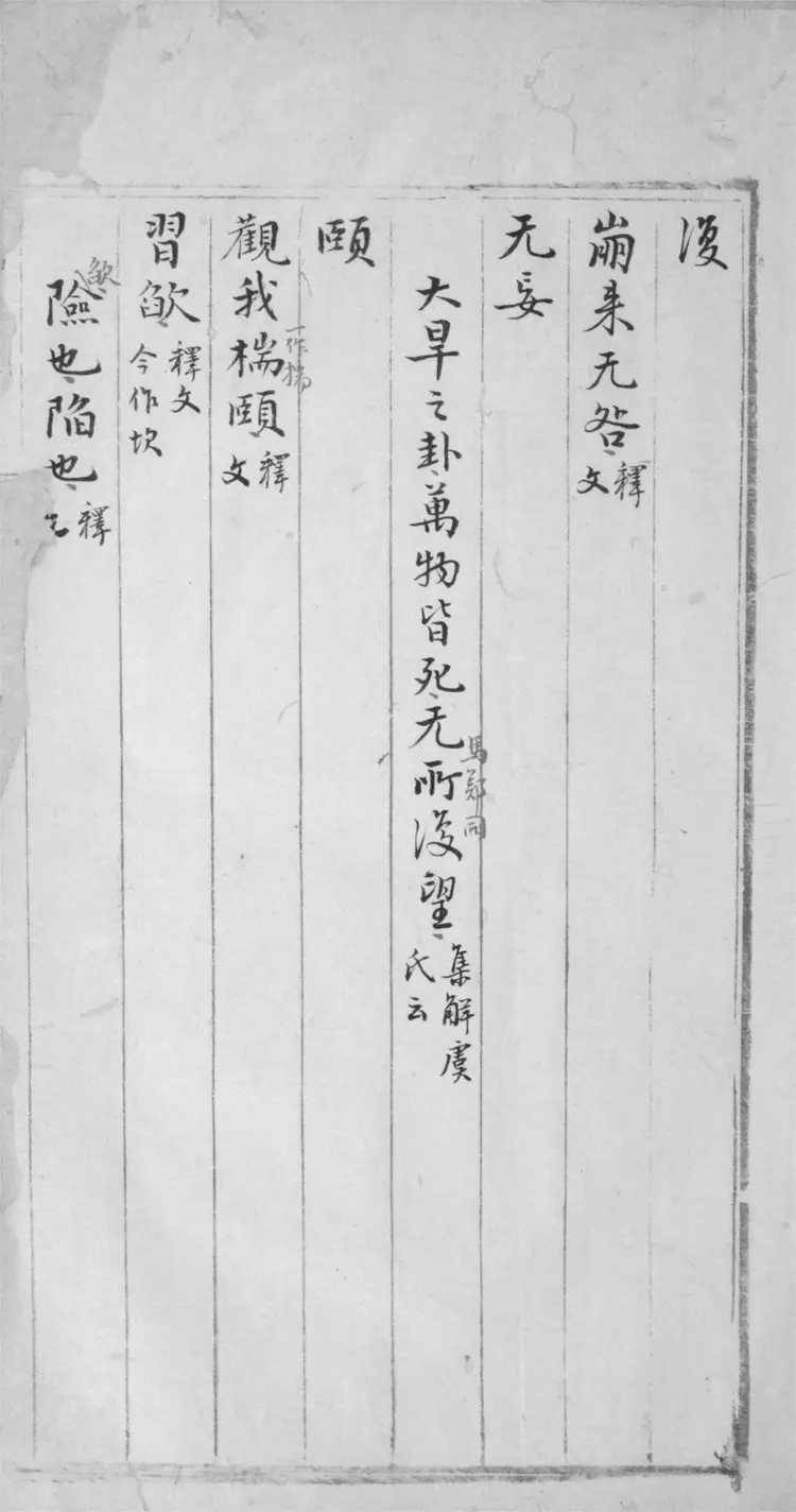 易義別錄.不分卷 易義別錄.不分卷