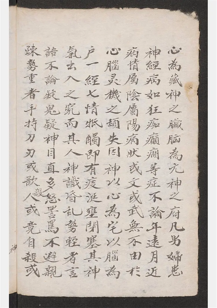 癫痴癔症医方钞