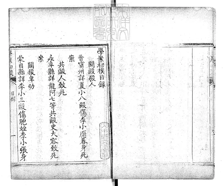 249 學案初模不分卷　光緒七年重刊本