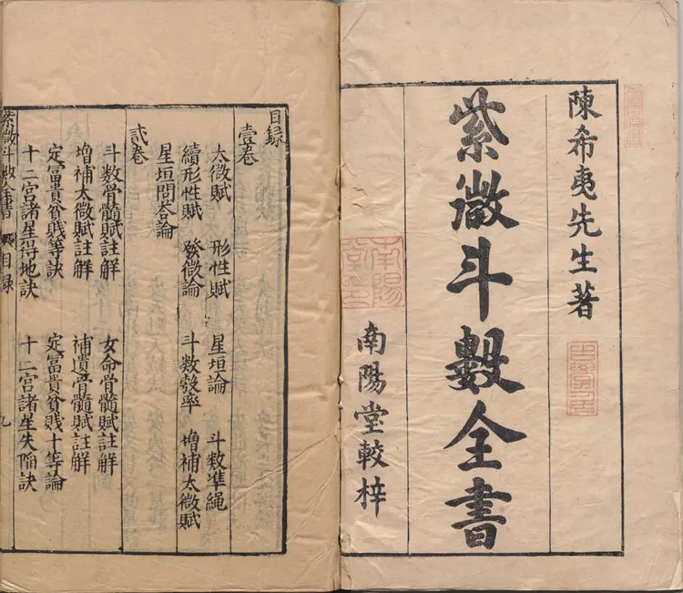 新锓希夷陈先生紫微斗数全书.七卷.宋.陈抟撰.明.潘希尹补.明代南阳堂刊本 新锓希夷陈先生紫微斗数全书.七卷.宋.陈抟撰.明.潘希尹补.明代南阳堂刊本