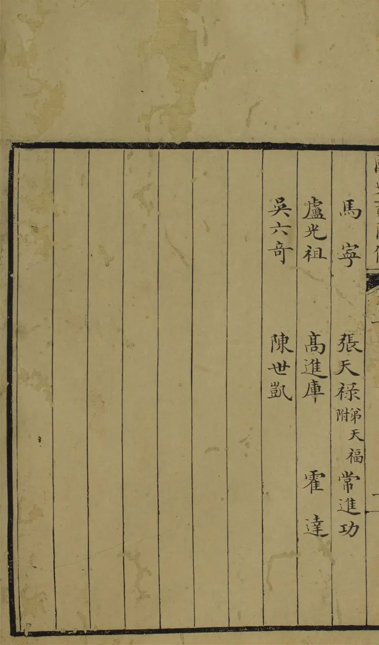 國史貳臣傳.甲編三卷.乙編三卷.貳臣表一卷