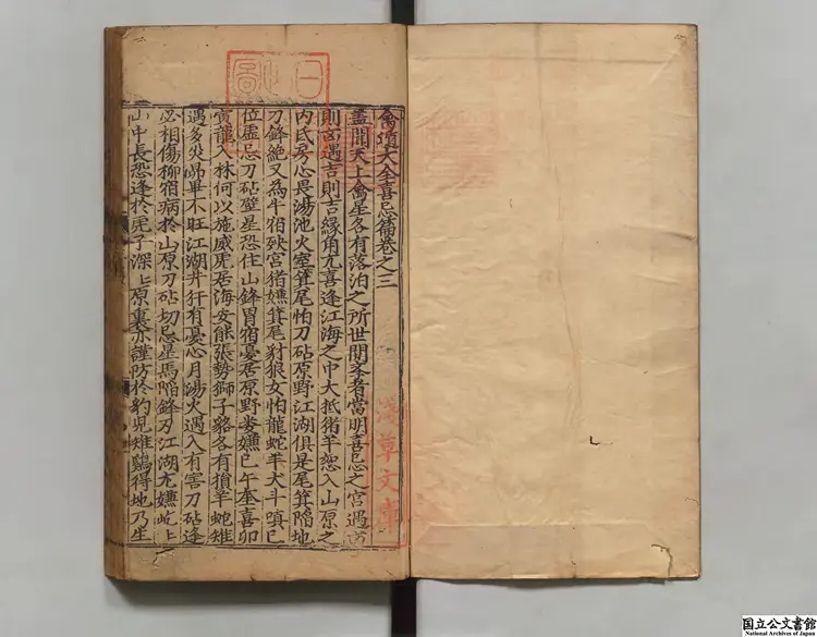 新刊禽遁大全 著者池本理（明）明弘治09年進賢書舎刊本