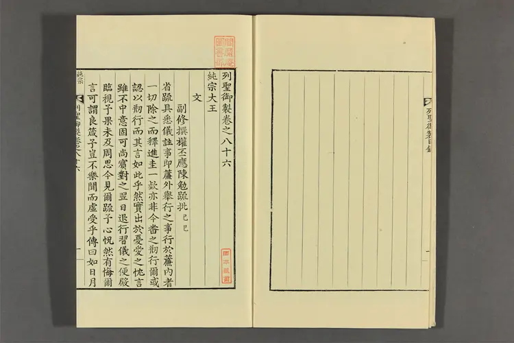 純宗御製 目录,第1-6册,別編  純祖撰