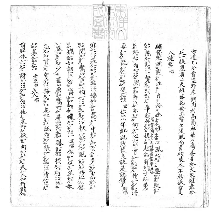 781 求真我齋曲譜不分卷　清鈔本