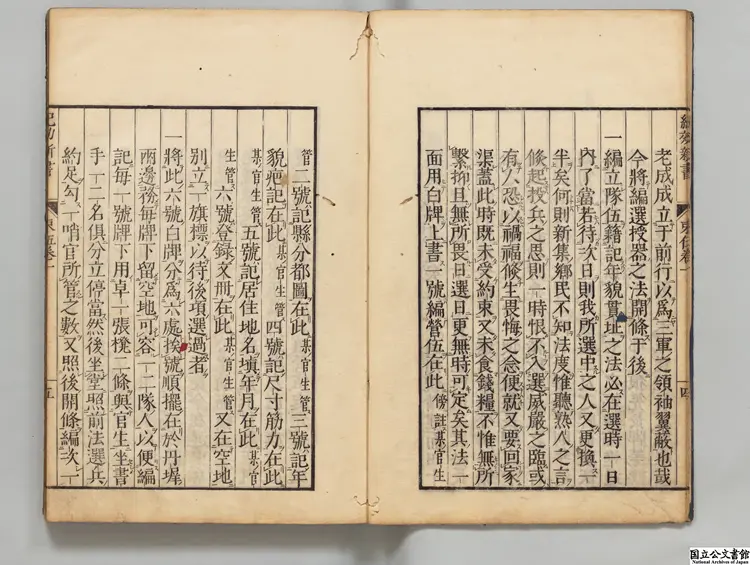 紀効新書 選者戚継光(明)/校訂者平山子竜 寛政10年刊本 紀効新書 選者戚継光(明)/校訂者平山子竜 寛政10年刊本
