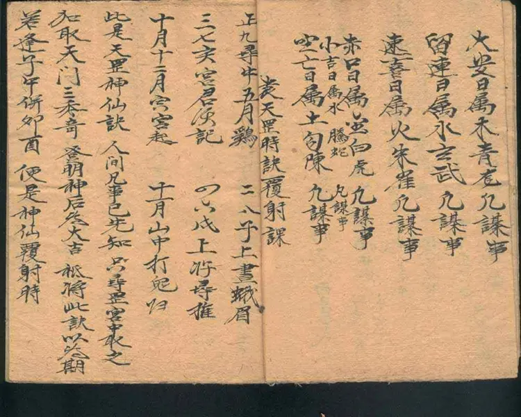 卦占六亲(民国手抄本)