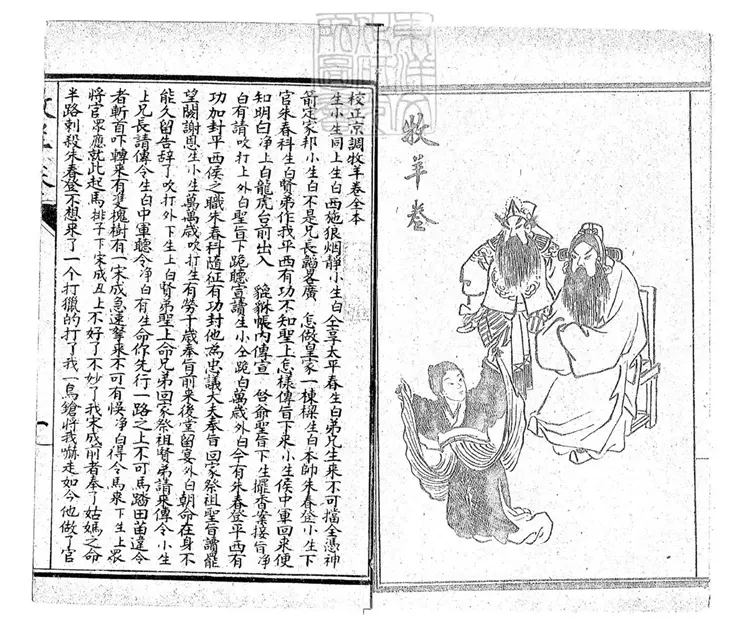 747 繪圖京都三慶班京調腳本十集　民國元年石印本